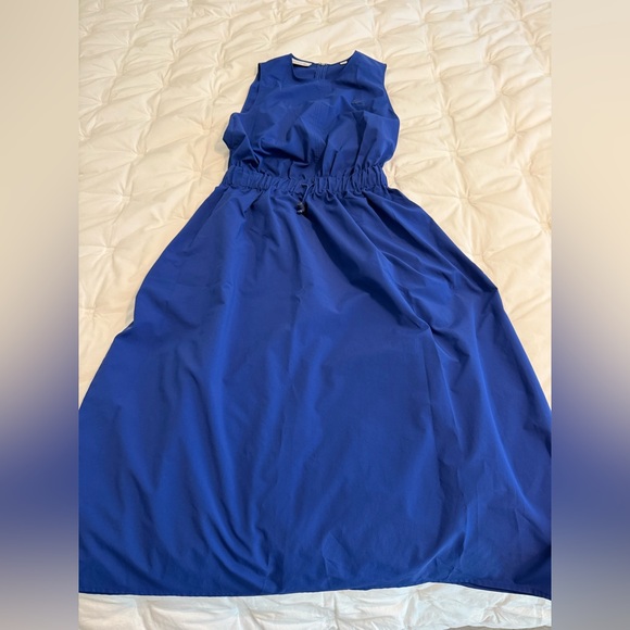 Lacoste Elasticized Waist Open Back Tank Top Dress size 34 - Picture 5 of 7